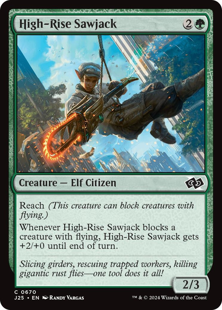 Image for High-Rise Sawjack (670) (Foundations Jumpstart) - Magic: The Gathering