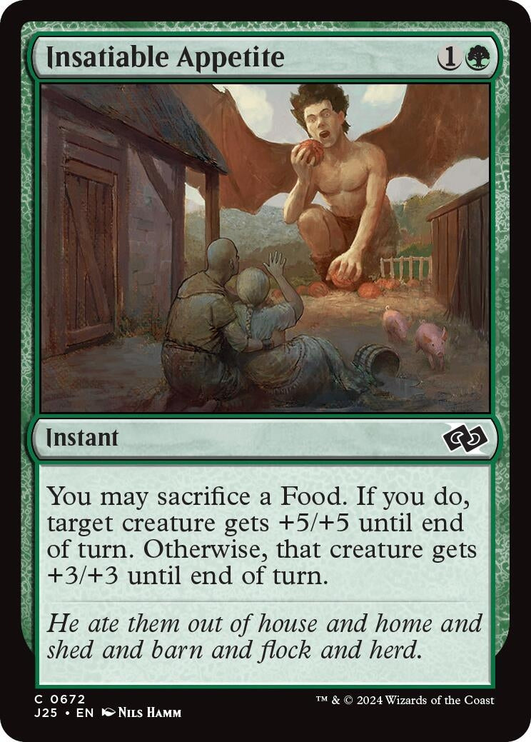 Image for Insatiable Appetite (672) (Foundations Jumpstart) - Magic: The Gathering