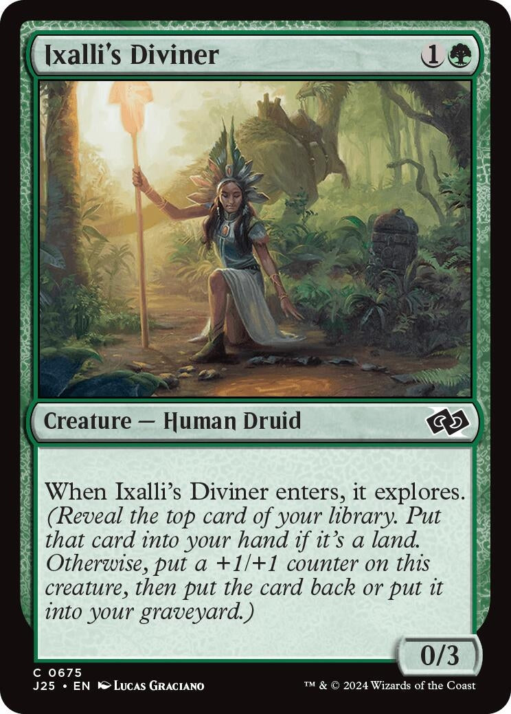 Image for Ixalli's Diviner (675) (Foundations Jumpstart) - Magic: The Gathering