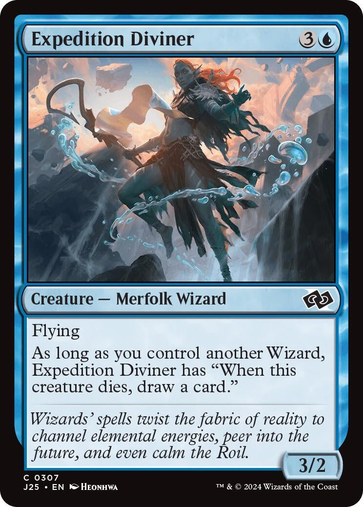 Image for Expedition Diviner (307) (Foundations Jumpstart) - Magic: The Gathering