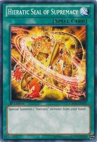 Image for Hieratic Seal of Supremacy (GAOV-EN057) (GAOV) - YuGiOh
