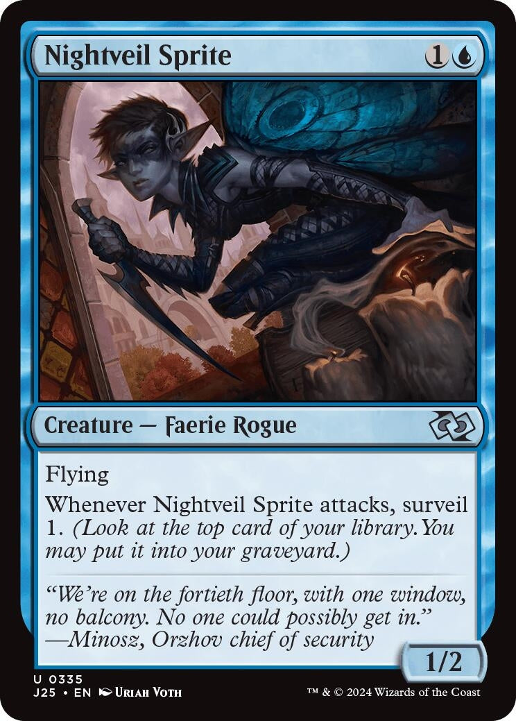 Image for Nightveil Sprite (335) (Foundations Jumpstart) - Magic: The Gathering