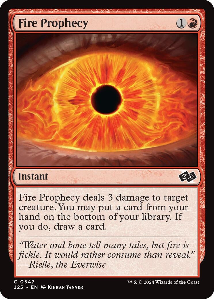 Image for Fire Prophecy (547) (Foundations Jumpstart) - Magic: The Gathering