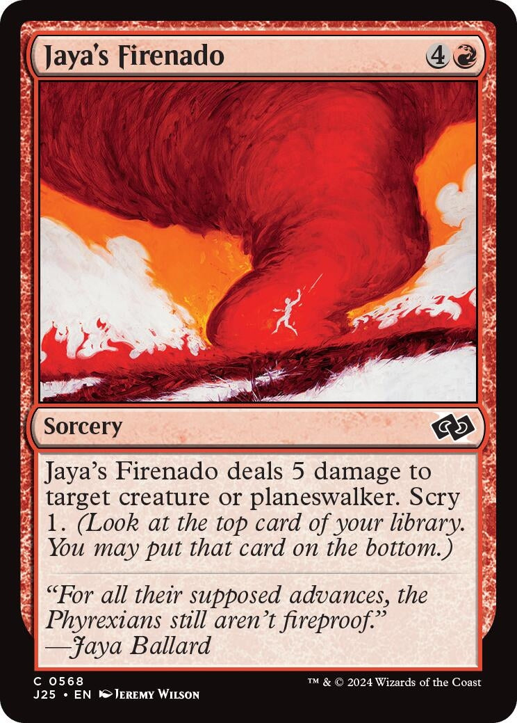 Image for Jaya's Firenado (568) (Foundations Jumpstart) - Magic: The Gathering