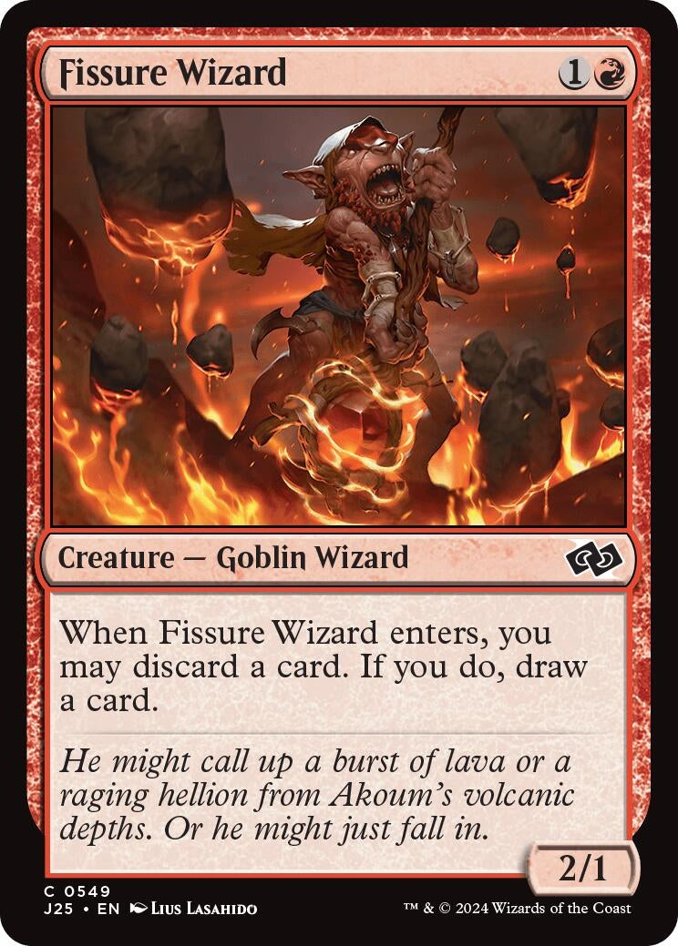Image for Fissure Wizard (549) (Foundations Jumpstart) - Magic: The Gathering