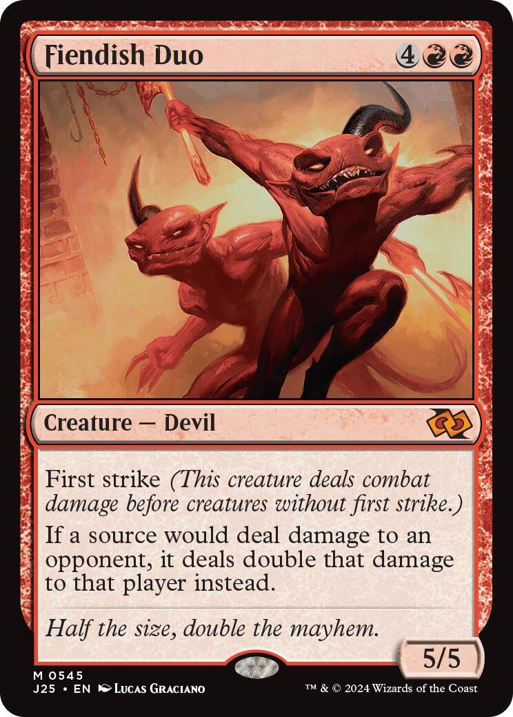 Image for Fiendish Duo (545) (Foundations Jumpstart) - Magic: The Gathering