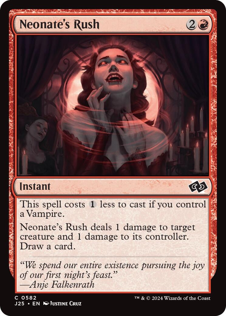 Image for Neonate's Rush (582) (Foundations Jumpstart) - Magic: The Gathering