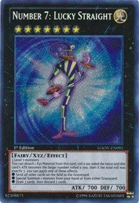 Image for Number 7: Lucky Straight (GAOV-EN091) (GAOV) - YuGiOh