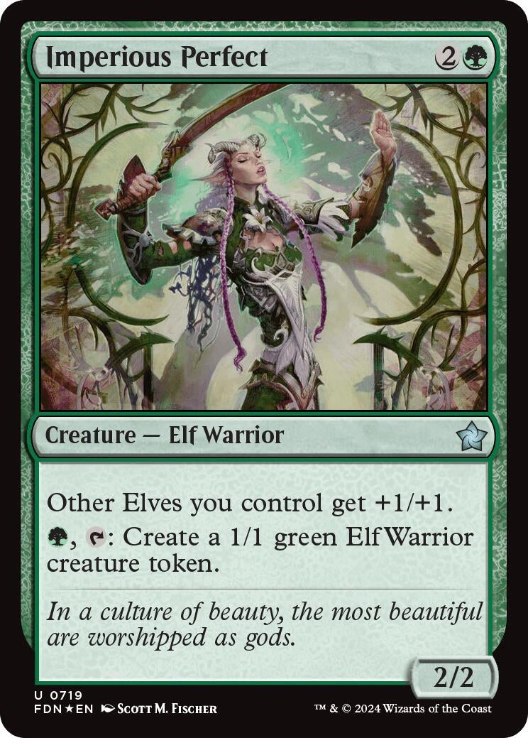 Image for Imperious Perfect (719) (Foundations) - Magic: The Gathering