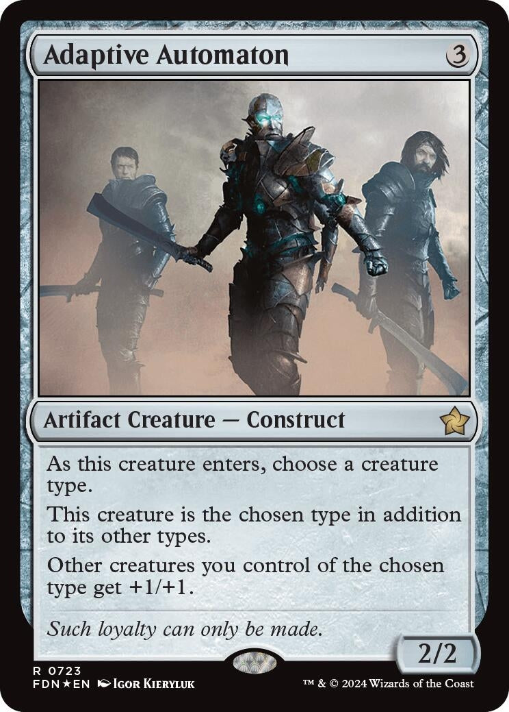 Image for Adaptive Automaton (723) (Foundations) - Magic: The Gathering