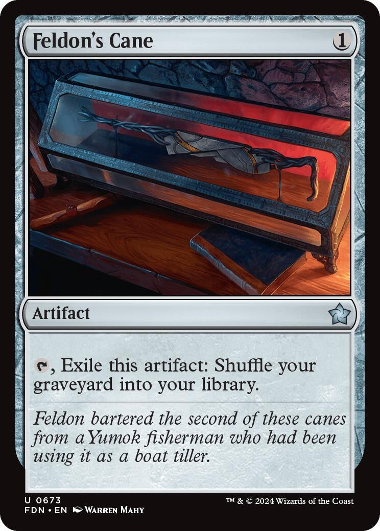 Image for Feldon's Cane (673) (Foundations) - Magic: The Gathering