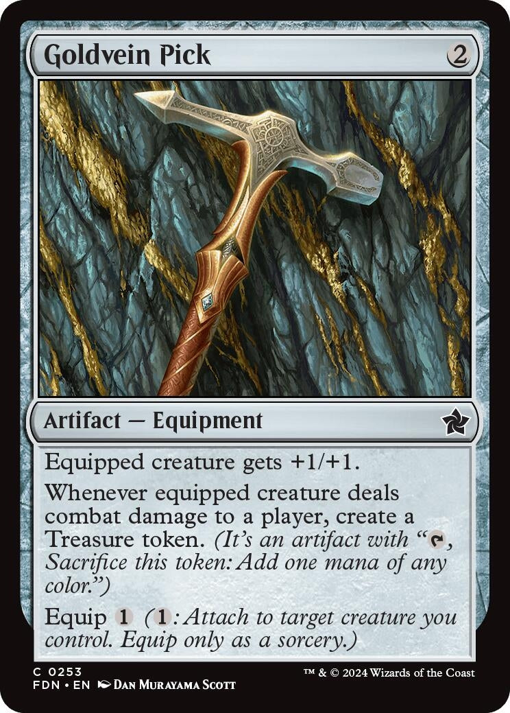 Image for Goldvein Pick (253) (Foundations) - Magic: The Gathering