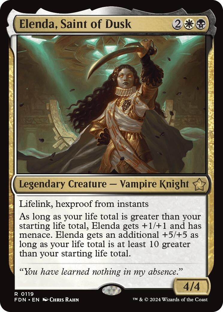 Image for Elenda, Saint of Dusk (119) (Foundations) - Magic: The Gathering