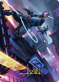 Image for Kaito, Cunning Infiltrator Art Card (51/54) (Gold-Stamped Signature) (51) (Foundations) - Magic: The Gathering