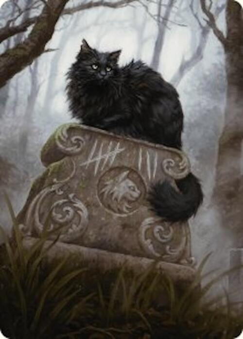 Image for Nine-Lives Familiar 2 Art Card (36/54) (36) (Foundations) - Magic: The Gathering