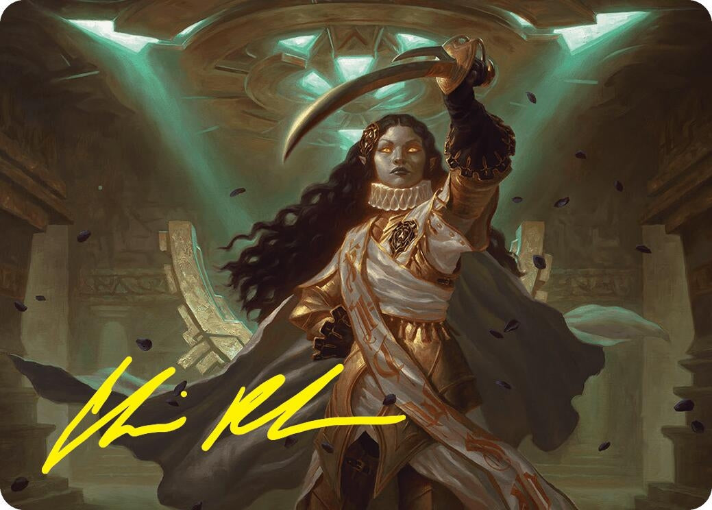 Image for Elenda, Saint of Dusk Art Card (15/54) (Gold-Stamped Signature) (15) (Foundations) - Magic: The Gathering