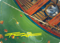 Image for Fishing Pole Art Card (18/54) (Gold-Stamped Signature) (18) (Foundations) - Magic: The Gathering