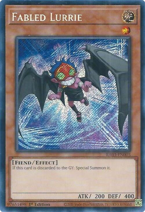 Image for Fabled Lurrie (Secret Rare) (RA03-EN003) - YuGiOh