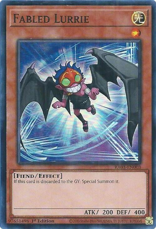 Image for Fabled Lurrie (RA03-EN003) - YuGiOh