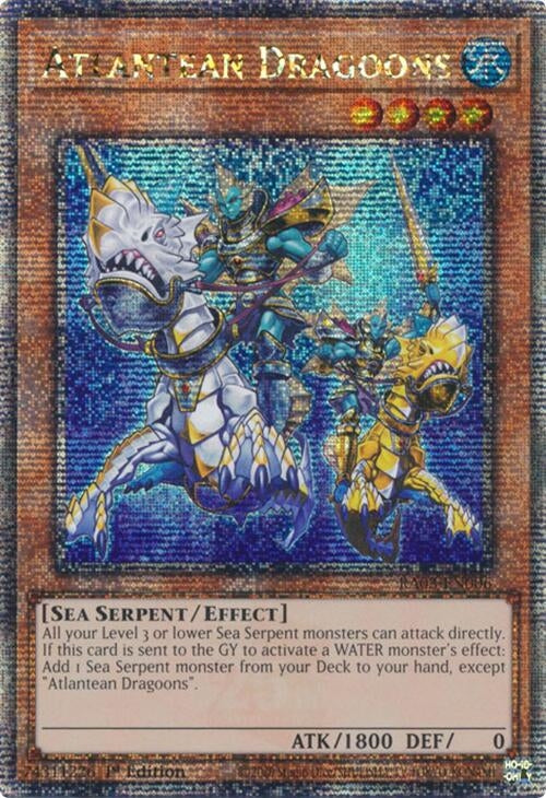 Image for Atlantean Dragoons (Quarter Century Secret Rare) (RA03-EN006) - YuGiOh
