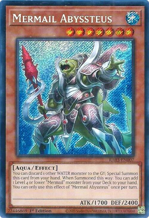 Image for Mermail Abyssteus (Secret Rare) (RA03-EN007) - YuGiOh