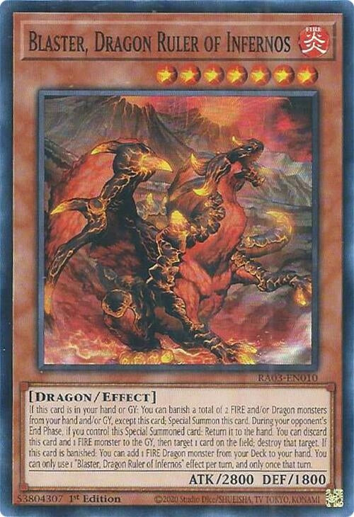 Image for Blaster, Dragon Ruler of Infernos (RA03-EN010) - YuGiOh