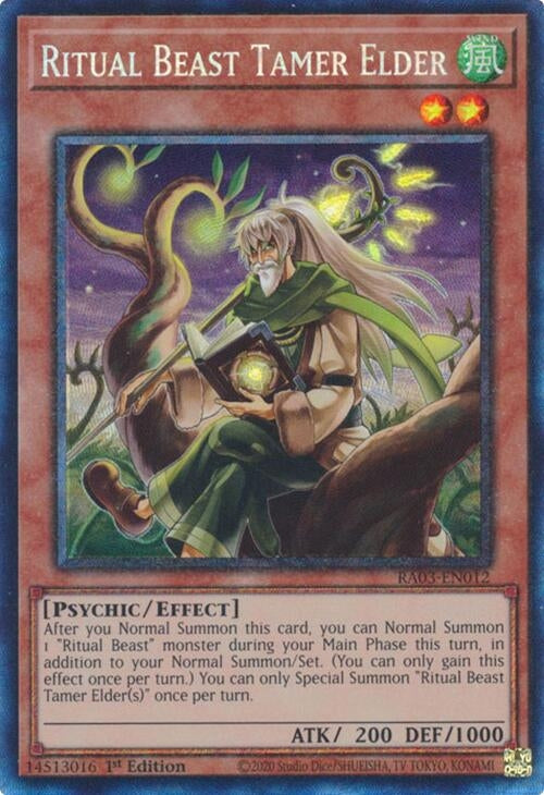 Image for Ritual Beast Tamer Elder (PCR) (RA03-EN012) - YuGiOh
