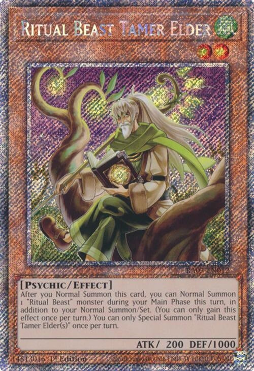 Ritual Beast Tamer Elder (Platinum Secret Rare) (RA03-EN012)