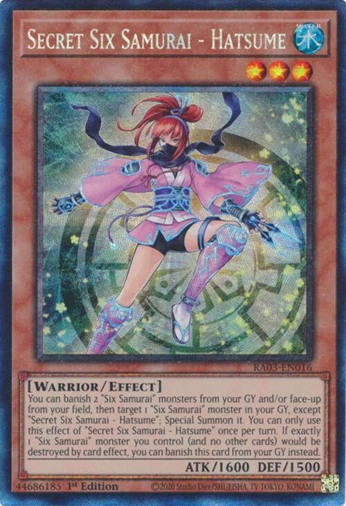 Image for Secret Six Samurai - Hatsume (PCR) (RA03-EN016) - YuGiOh