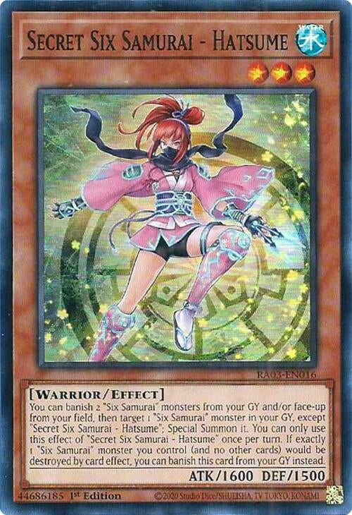 Image for Secret Six Samurai - Hatsume (RA03-EN016) - YuGiOh