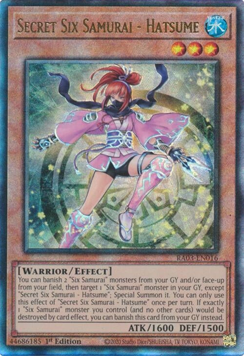 Secret Six Samurai - Hatsume (PUR) (RA03-EN016)