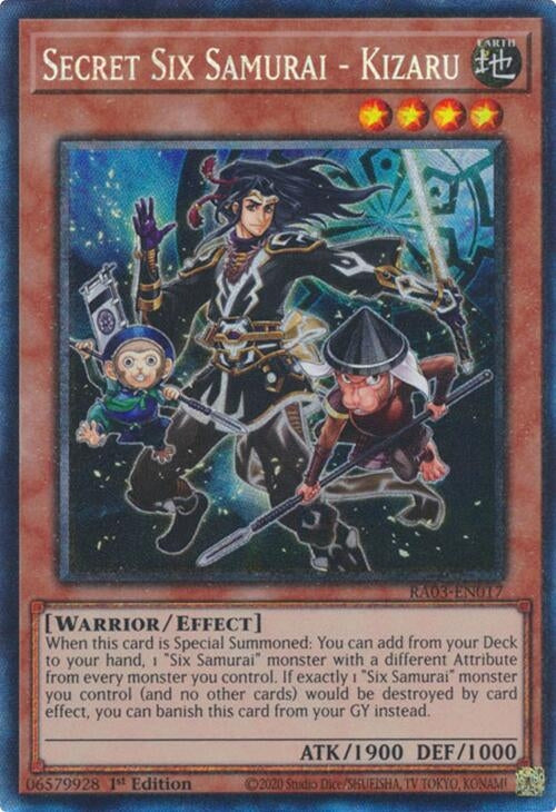 Image for Secret Six Samurai - Kizaru (PCR) (RA03-EN017) - YuGiOh