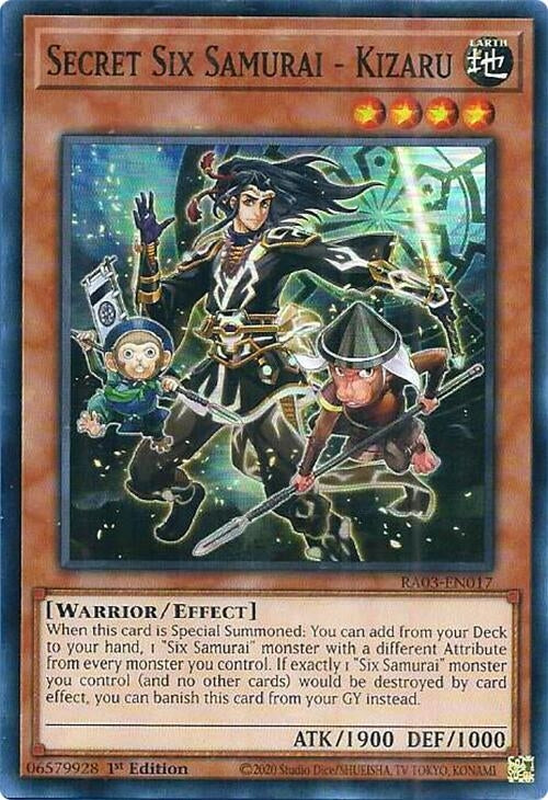 Image for Secret Six Samurai - Kizaru (RA03-EN017) - YuGiOh