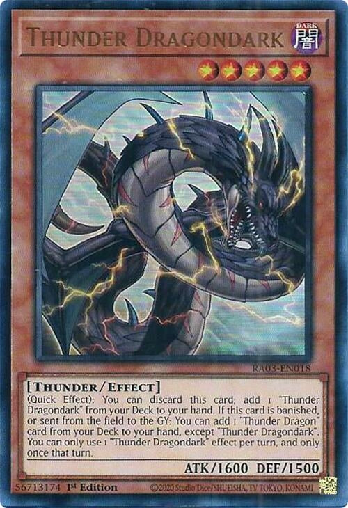 Image for Thunder Dragondark (UR) (RA03-EN018) - YuGiOh