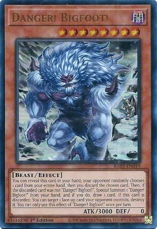 Image for Danger! Bigfoot! (Alternate Art) (UR) (RA03-EN019) - YuGiOh