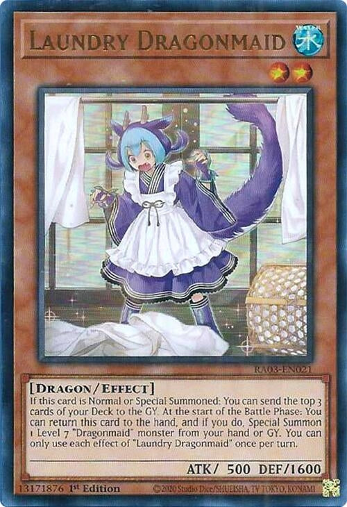 Image for Laundry Dragonmaid (UR) (RA03-EN021) - YuGiOh