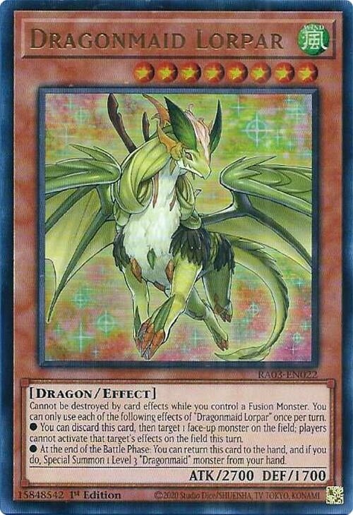 Image for Dragonmaid Lorpar (UR) (RA03-EN022) - YuGiOh