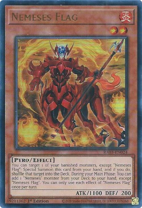 Image for Nemeses Flag (UR) (RA03-EN024) - YuGiOh