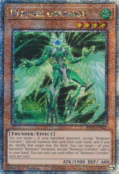 Image for Nemeses Corridor (Quarter Century Secret Rare) (RA03-EN025) - YuGiOh