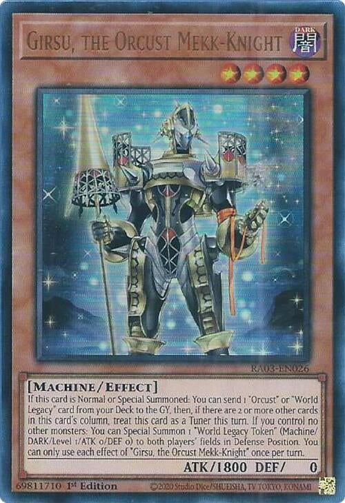 Image for Girsu, the Orcust Mekk-Knight (UR) (RA03-EN026) - YuGiOh