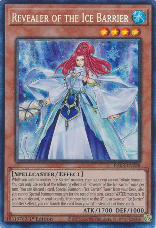 Image for Revealer of the Ice Barrier (PCR) (RA03-EN028) - YuGiOh