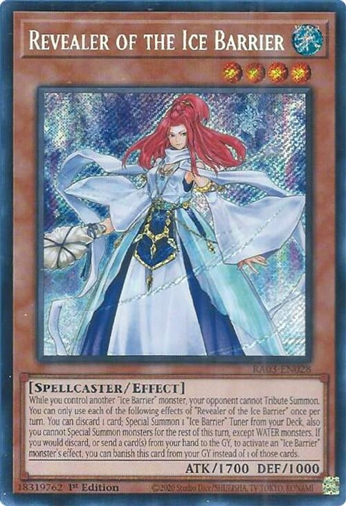 Image for Revealer of the Ice Barrier (Secret Rare) (RA03-EN028) - YuGiOh