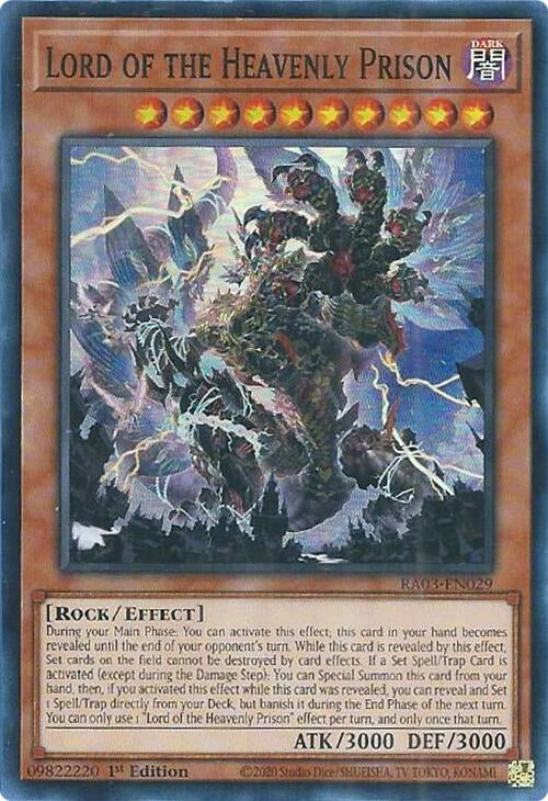 Image for Lord of the Heavenly Prison (RA03-EN029) - YuGiOh