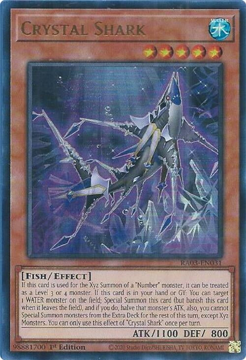 Image for Crystal Shark (UR) (RA03-EN031) - YuGiOh