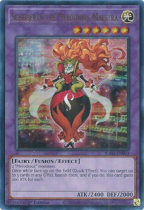 Image for Schuberta the Melodious Maestra (UR) (RA03-EN034) - YuGiOh