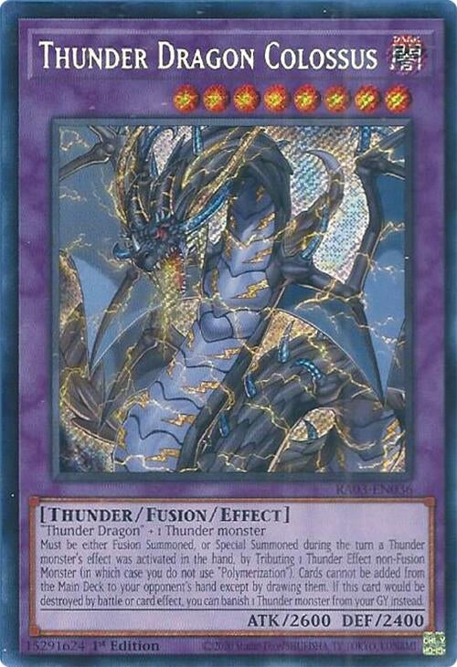Image for Thunder Dragon Colossus (Secret Rare) (RA03-EN036) - YuGiOh