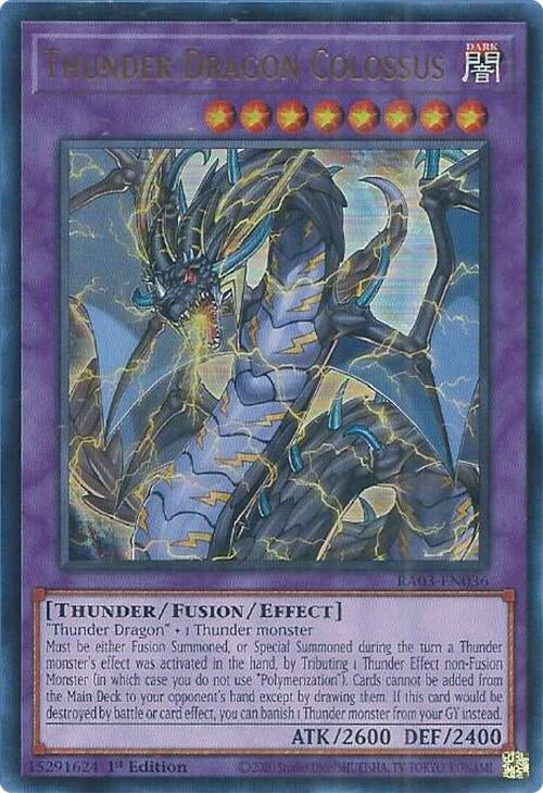Image for Thunder Dragon Colossus (UR) (RA03-EN036) - YuGiOh