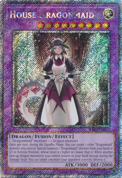 House Dragonmaid (Platinum Secret Rare) (RA03-EN037)
