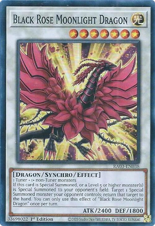 Image for Black Rose Moonlight Dragon (RA03-EN038) - YuGiOh