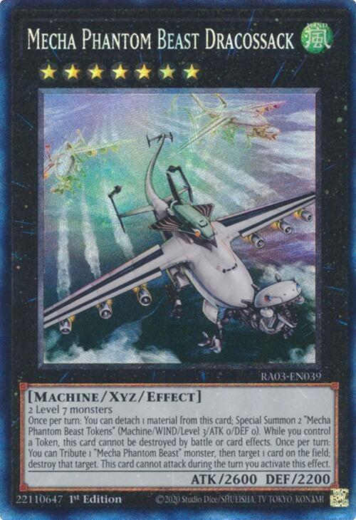 Image for Mecha Phantom Beast Dracossack (PCR) (RA03-EN039) - YuGiOh